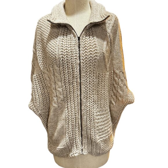 Elsamanda Made in Italy Alpaca Wool Zip Sweater – Anthropologie – One Size - Picture 1 of 6